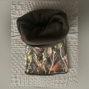 Camo fleece lined face buff